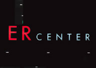 夜のERセンター入口